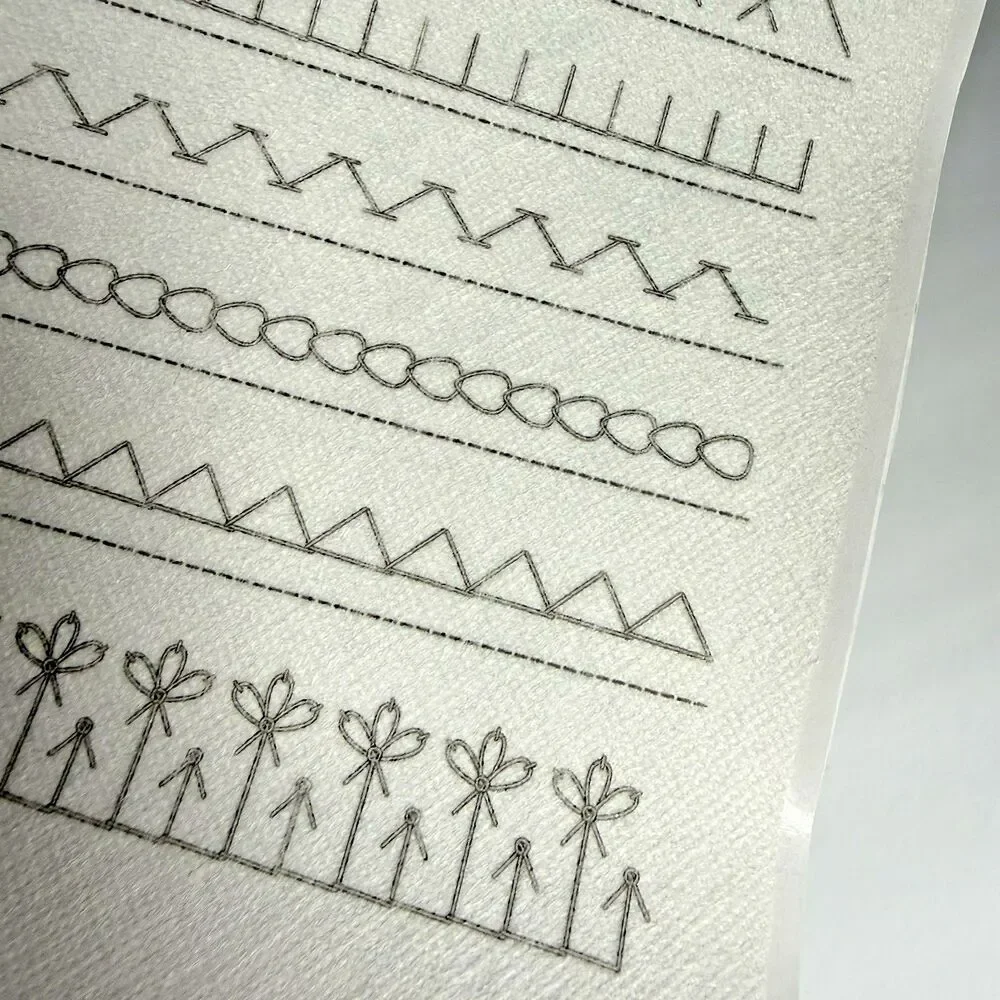 Sew Cherished Crazy Stitches 29 Water Soluble Stitch Guides Embroidery 2011